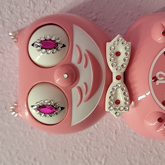 Kit-Cat Klock Other - Jeweled Strawberry Ice Pink Kit-Cat Klock clock SUPER RARE